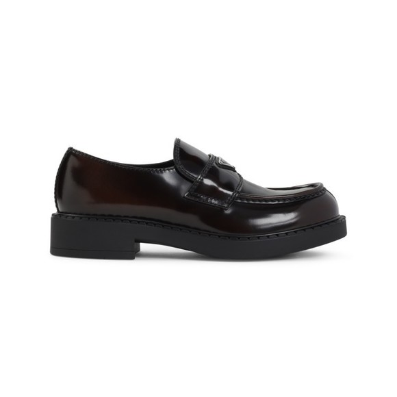 Prada Brushed Leather Loafers With Tonal Stitching - NWT - Picture 1 of 3